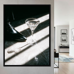 Martini Sparkle On Marble Luxury - NicheCanvas