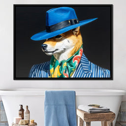 Canine Dapper Delight - NicheCanvas