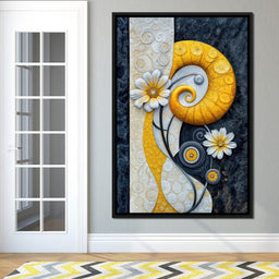 Golden Swirl - TooplesArt - NicheCanvas