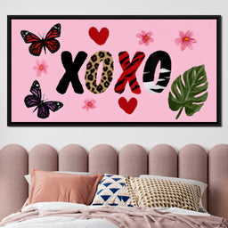 Pink Safari Love Butterfly Charm - NicheCanvas