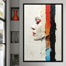 Painted Visage Fragmented - NicheCanvas