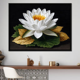 Radiant Lotus Elegance - NicheCanvas