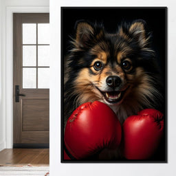 Paws of Courage Pugilist - NicheCanvas