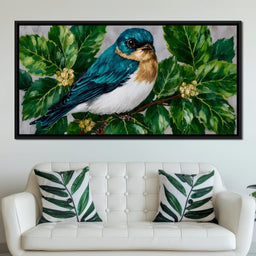 Emerald Wings Nature's Bird - NicheCanvas