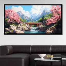 Bridge Over Tranquil Waters - NicheCanvas