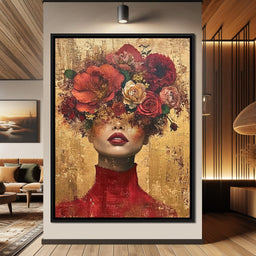 Blossom Crowned Silence - NicheCanvas