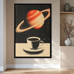 Cosmic Brew Beyond Horizons - NicheCanvas