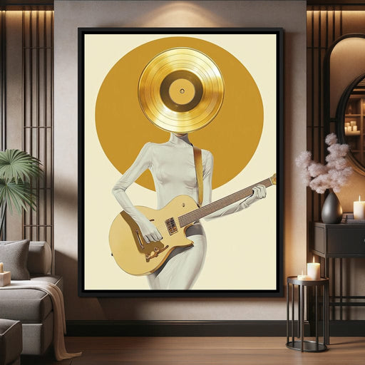 Golden Harmony Rhythm Euphoria - Neal Hackett Canvas Print