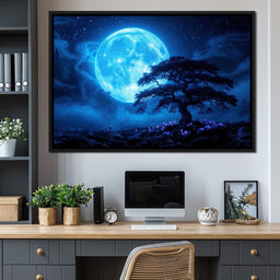 Nocturne in Indigo - TooplesArt - NicheCanvas