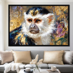Golden Gilded Monkey Muse - NicheCanvas
