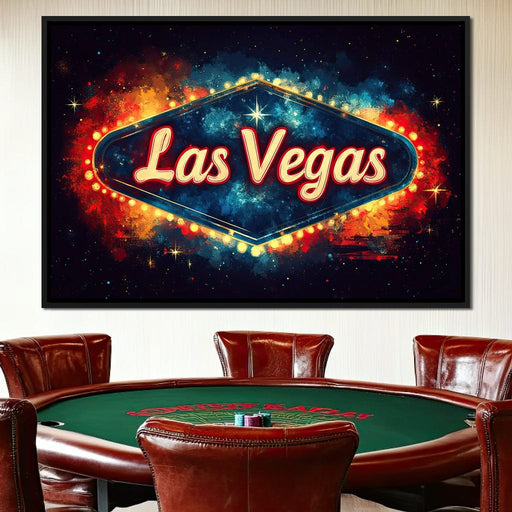 Las Vegas Neon Stardust Canvas Print