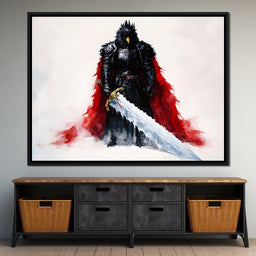 Majestic Ravens Knight's Valor - NicheCanvas