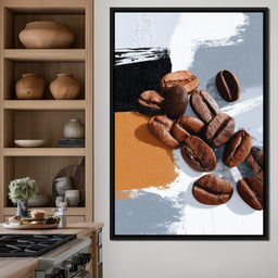 Coffee Beans Modern Vibe - NicheCanvas