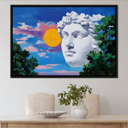 Sunlit Marble Reverie - NicheCanvas