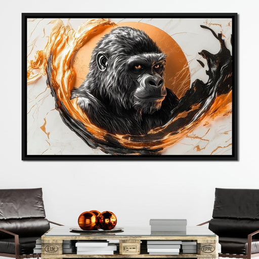 Primate Reflection Canvas Print