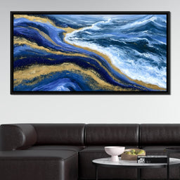 Tidal Currents Of Liquid Gold - NicheCanvas