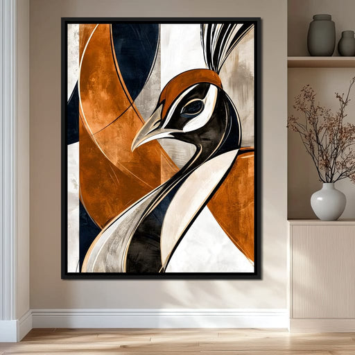 Regal Crest of the Copper Plumed Sovereign Canvas Print