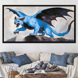 Majestic Winged Guardian - NicheCanvas