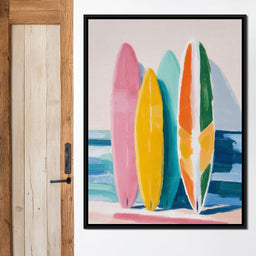 Seaside Colorboard Quartet - NicheCanvas