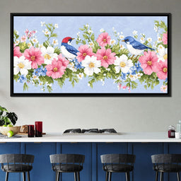Delicate Harmony of Blossoms - NicheCanvas