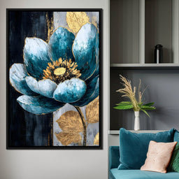 Radiant Petals Golden Harmony - NicheCanvas