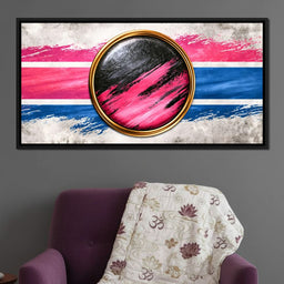 Collision of Modern Circles - NicheCanvas