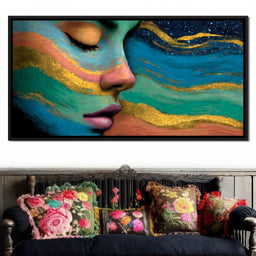 Celestial Dream Portrait Glow - NicheCanvas