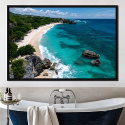 Ocean's Embrace Tranquility - NicheCanvas