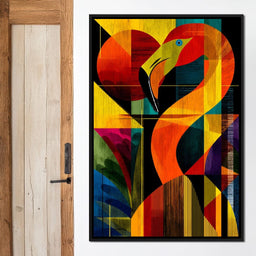 Chromatic Crane Impressions - NicheCanvas