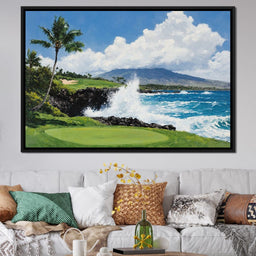 Ocean Breeze Cascade by the Gold Course - NicheCanvas