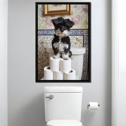 Puppy King of Soft Thrones - NicheCanvas