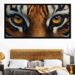 Tiger Stare Wilderness Majesty - NicheCanvas
