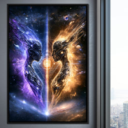 Dual Entities Of The Expanding Void - NicheCanvas