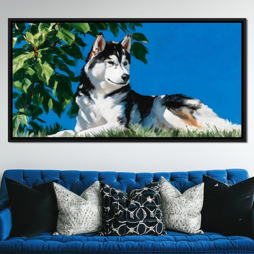 Majestic Husky Canvas Print