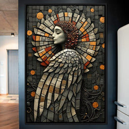 Mosaic Angel Enchantment - NicheCanvas