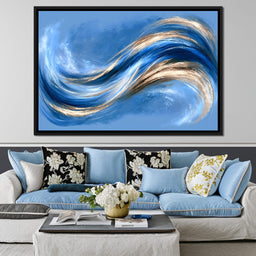 Rhythmic Flow of Liquid Motion - NicheCanvas