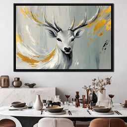 Golden Stag Elysian - NicheCanvas