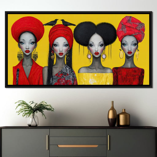 Queens of Radiance - TooplesArt Canvas Print