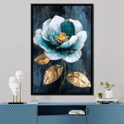 Golden Reflections Petal Dreams - NicheCanvas