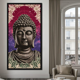 Celestial Buddha Tranquil Flow - NicheCanvas