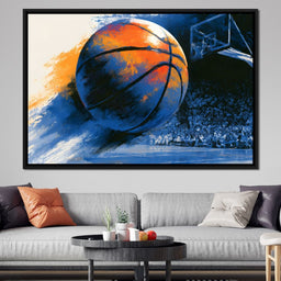 Flight of the Basketball - NicheCanvas