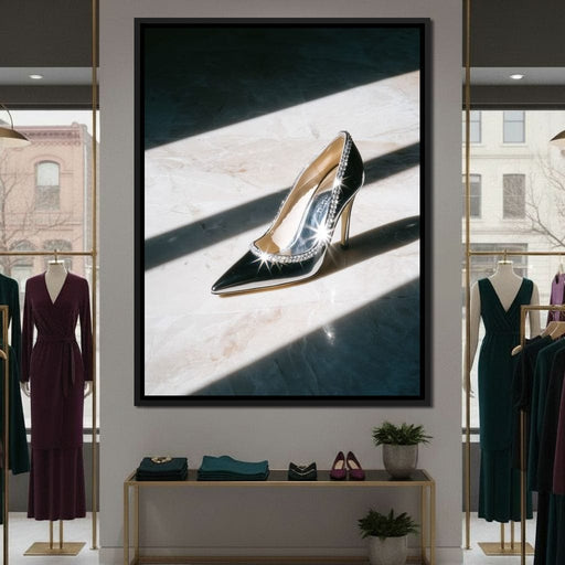 Silver Stiletto Radiant Noon Canvas Print