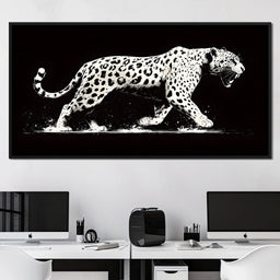 Leopard Stride of Wilderness - NicheCanvas