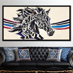 Gallop of Strokes - Alicia Smith - NicheCanvas