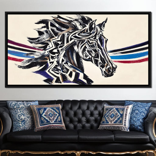 Gallop of Strokes - Alicia Smith Canvas Print