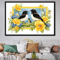 Chorus of Vibrant Blooms - NicheCanvas