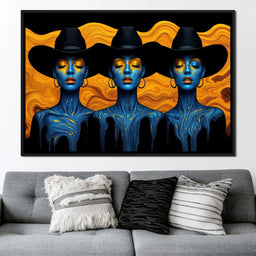 Electric Trinity - TooplesArt - NicheCanvas