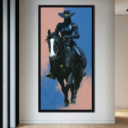 Night Rider of Midnight Steel - NicheCanvas