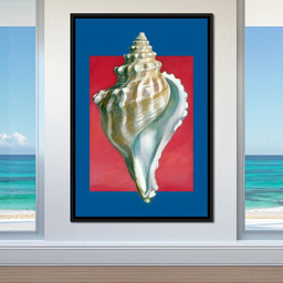 Seashell Spiral Elegance - NicheCanvas