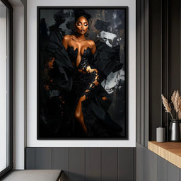 Elegance in Shadow Dance - NicheCanvas